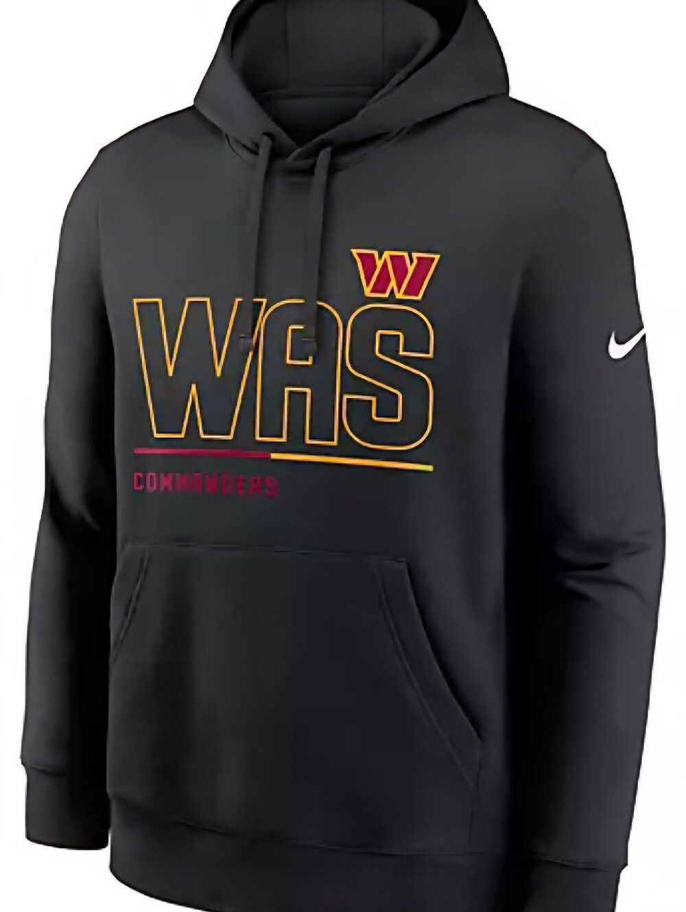 Nike Washington Commanders NFL Mens Black Graphic Hoodie Sweatshirt
